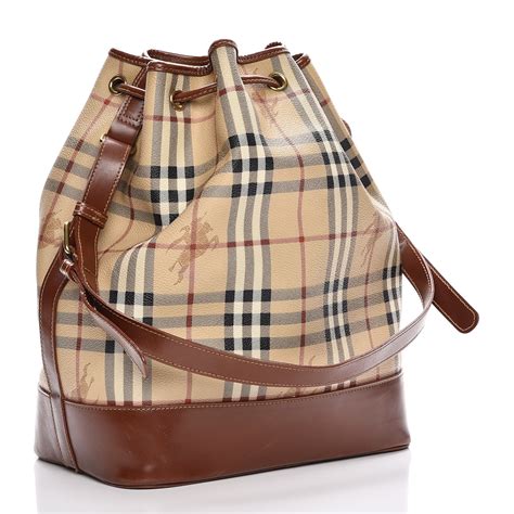 burberry haymarket bucket bag